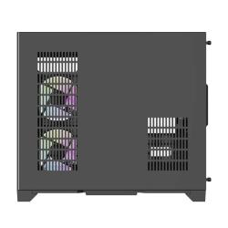 Darkflash Počítačová skříň Darflash FT418 + 6 ventilátorů aRGB (černá)