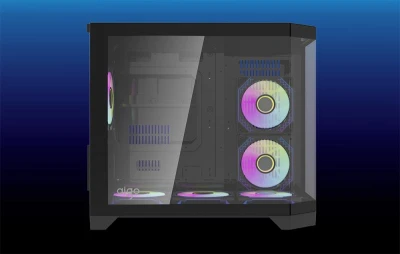 Darkflash Počítačová skříň Darflash FT418 + 6 ventilátorů aRGB (černá)