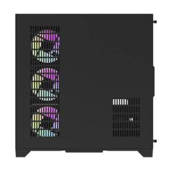 Darkflash Počítačová skříň Darflash FT418 PRO + 7 ventilátorů aRGB (černá)