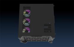 Darkflash Počítačová skrinka Darflash FT418 PRO + 7 ventilátorov aRGB (čierna)