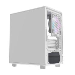 Darkflash Počítačová skříň DB330M + 3 ventilátory aRGB (bílá)