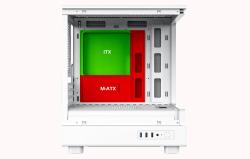Darkflash Počítačová skříň DB330M + 3 ventilátory aRGB (bílá)