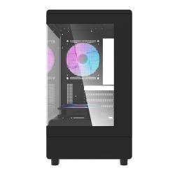 Darkflash Počítačová skříň DB330M + 3 ventilátory aRGB (černá)