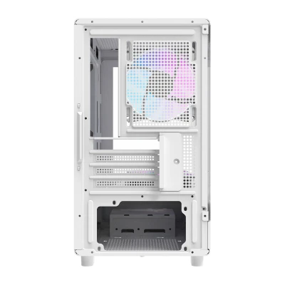 Darkflash DB330M bílá počítačová skříň se 3 ventilátory