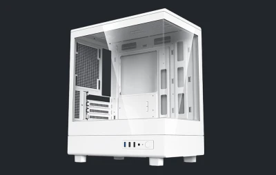 Darkflash DB330M bílá počítačová skříň se 3 ventilátory