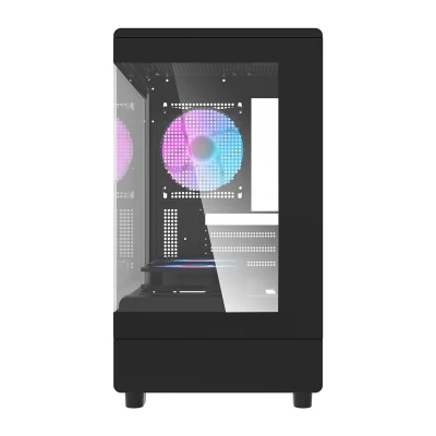 Darkflash DB330M černá počítačová skříň se 3 ventilátory