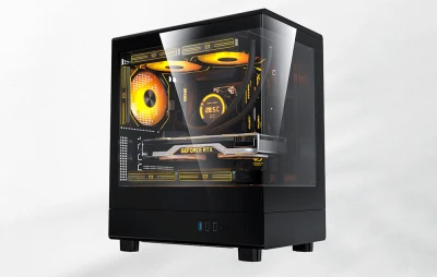 Darkflash DB330M černá počítačová skříň se 3 ventilátory
