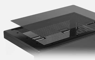 Darkflash DB330M černá počítačová skříň se 3 ventilátory
