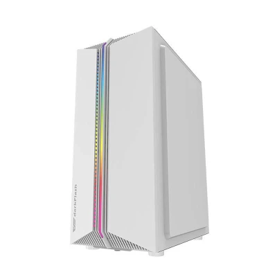 Darkflash Počítačová skrinka DK151 LED so 3 ventilátormi (biela)