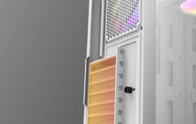Darkflash Počítačová skrinka DK151 LED so 3 ventilátormi (biela)