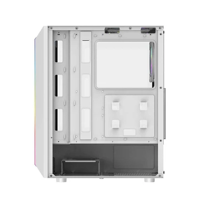 Darkflash Počítačová skrinka DK151 LED so 3 ventilátormi (biela)