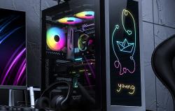 Darkflash Počítačová skříň DK210 Graffiti (černá)