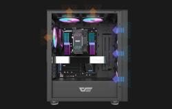 Darkflash Počítačová skříň DK210 Graffiti (černá)