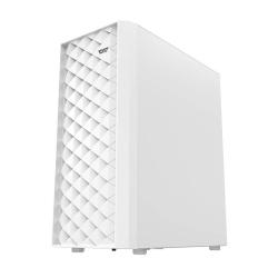 Darkflash Počítačová skříň DK351+ 4 ventilátory (bílá)