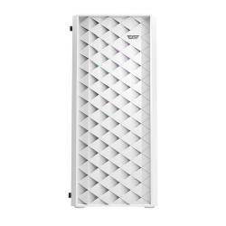 Darkflash Počítačová skříň DK351+ 4 ventilátory (bílá)