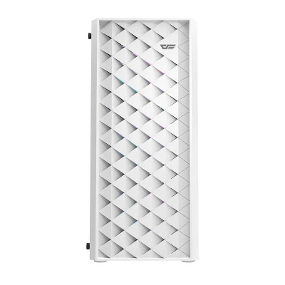 Darkflash Počítačová skrinka DK351+ 4 ventilátory (biela)