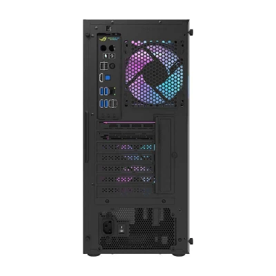 Darkflash Počítačová skříň DK351 + 4 ventilátory (černá)