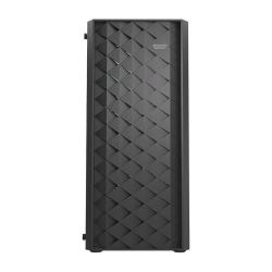 Darkflash Počítačová skříň DK351 + 4 ventilátory (černá)