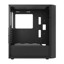Darkflash Počítačová skříň DK351 + 4 ventilátory (černá)