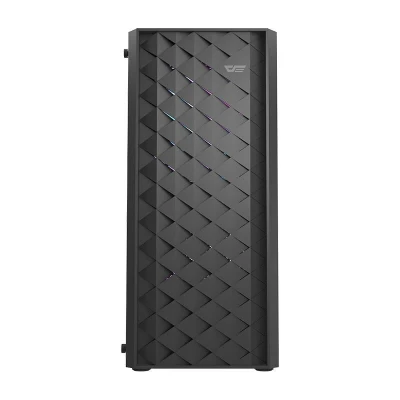 Darkflash Počítačová skříň DK351 + 4 ventilátory (černá)