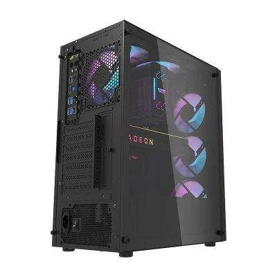 Darkflash Počítačová skříň DK351 + 4 ventilátory (černá)