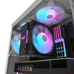 Darkflash Počítačová skříň DK352 Mesh (bílá)