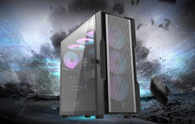 Darkflash Počítačová skříň DK431 Mesh (černá)