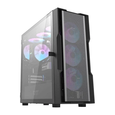 Darkflash Počítačová skříň DK431 Mesh (černá) Darkflash Počítačová skříň DK431 Mesh (černá)