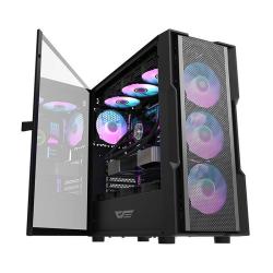 Darkflash Počítačová skříň DK431 Mesh (černá)