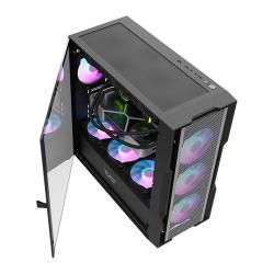 Darkflash Počítačová skříň DK431 Mesh (černá)