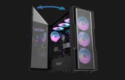 Darkflash Počítačová skříň DK431 Mesh (černá)