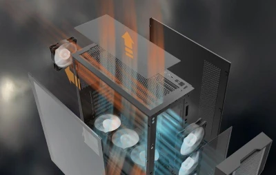 Darkflash Počítačová skříň DK431 Mesh (černá)