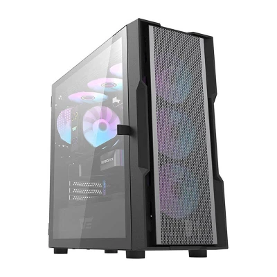 Darkflash Počítačová skříň DK431 Mesh (černá)