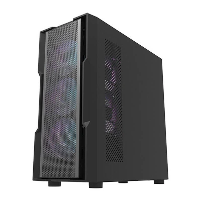 Darkflash Počítačová skrinka DK431 Mesh (čierna)