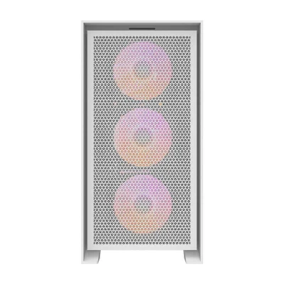 Darkflash Počítačová skříň DRX70 MESH + 4 ventilátory RGB (bílá)