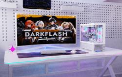 Darkflash Počítačová skříň DS900 AIR (bílá) + 7 ventilátorů ARGB