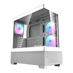 Darkflash Počítačová skříň DS900 AIR (bílá) + 7 ventilátorů ARGB