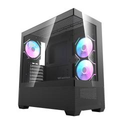 Darkflash Počítačová skříň DS900 AIR (černá) + 7 ventilátorů ARGB