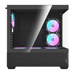 Darkflash Počítačová skříň DS900 AIR (černá) + 7 ventilátorů ARGB