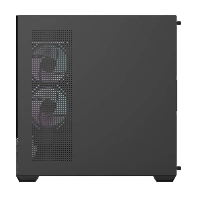 Darkflash Počítačová skříň DS900 AIR (černá) + 7 ventilátorů ARGB