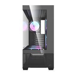 Darkflash Počítačová skříň DS900 AIR (černá) + 7 ventilátorů ARGB