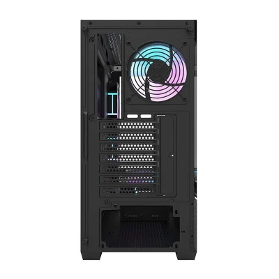 Darkflash Počítačová skříň DS900 AIR (černá) + 7 ventilátorů ARGB