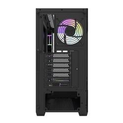 Darkflash Počítačová skříň DS900 (černá) + 7 ventilátorů ARGB
