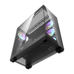 Darkflash Počítačová skříň DS900 (černá) + 7 ventilátorů ARGB
