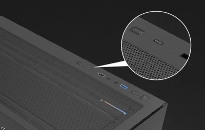 Darkflash Počítačová skříň DS900 (černá) + 7 ventilátorů ARGB