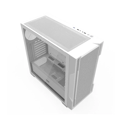 Darkflash Počítačová skrinka DS900 Mesh bez ventilátorov (biela)