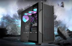 Darkflash Počítačová skrinka DS900 Mesh bez ventilátorov (biela)
