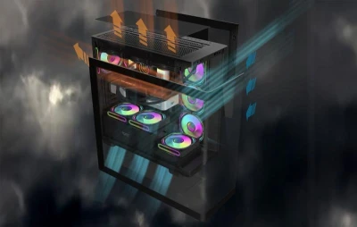 DarkFlash DS900G černá počítačová skříň