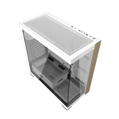 Darkflash Počítačová skříň DS900W bez ventilátorů (bílá)