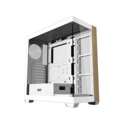 Darkflash Počítačová skříň DS900W bez ventilátorů (bílá)